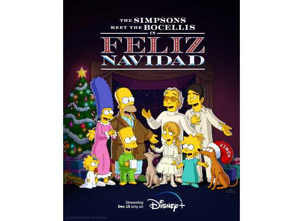 THE SIMPSONS MEET THE BOCELLIS IN "FELIZ NAVIDAD" - Il nuovo corto per celebrare le feste