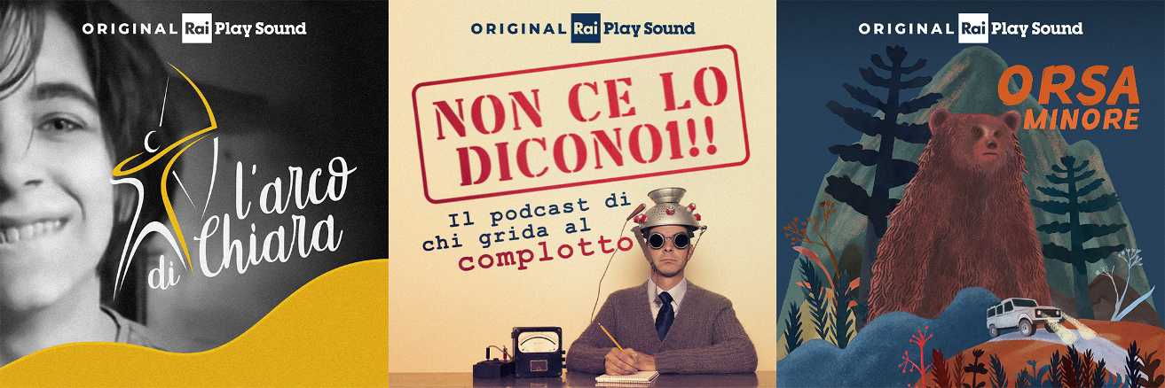 RaiPlay, a "Più libri più liberi" tre podcast di RaiPlay Sound