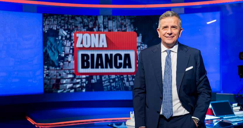 Rete 4 - Stasera a "ZONA BIANCA" Giuseppe Brindisi intervista il ministro Matteo Piantedosi e Matteo Renzi