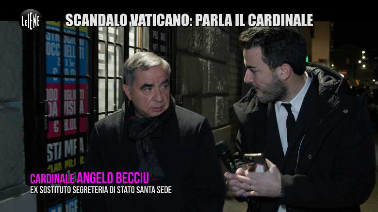 Italia 1 - LE IENE - Scandalo in Vaticano: in esclusiva e per la prima volta in TV parla il cardinale Angelo Becciu