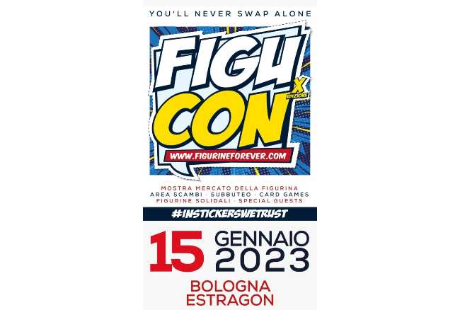 Domenica 15 gennaio all'Estragon Club di Bologna torna FIGUCON 2023, l'appuntamento dedicato a tutte le figurine del mondo