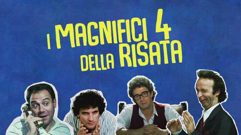 Rai Documentari presenta “I magnifici 4 della risata”: Benigni, Nuti, Troisi e Verdone il 6 gennaio in prima serata su Rai Tre