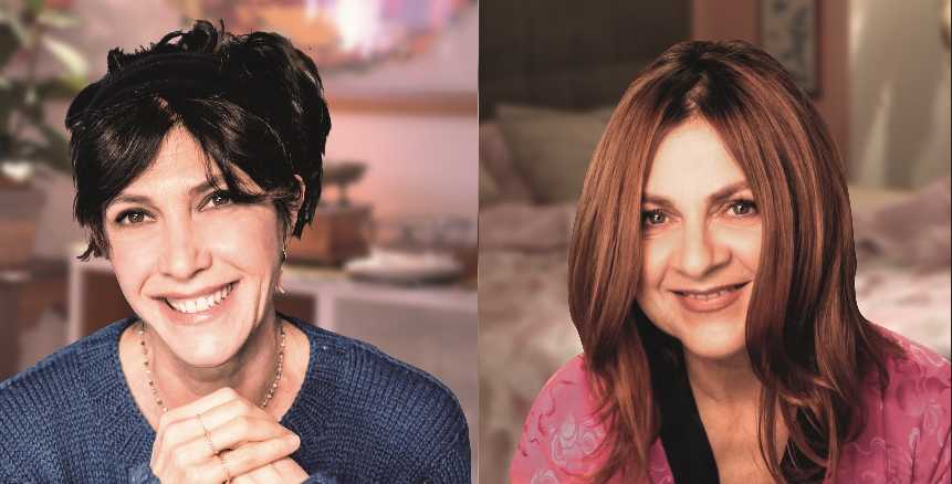 Maria Amelia Monti e Marina Massironi in IL MARITO INVISIBILE al Teatro Sanzio di Urbino