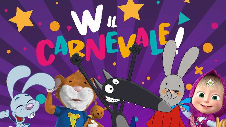 RaiPlay, dal 10 al 21 febbraio "Viva il Carnevale", la collezione di video dedicata alla festa più divertente per i bambini