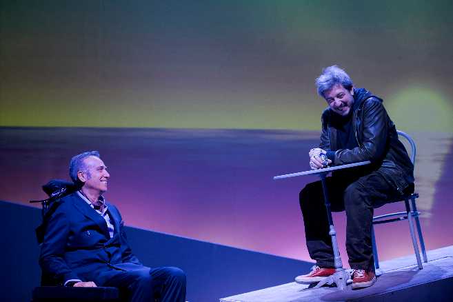 Al Teatro Parioli “Quasi Amici” con Massimo Ghini e Paolo Ruffini