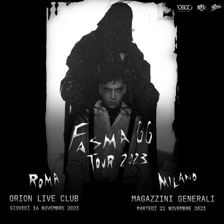FASMA GG TOUR 2023 - A Roma e a Milano FASMA GG TOUR 2023 - A Roma e a Milano