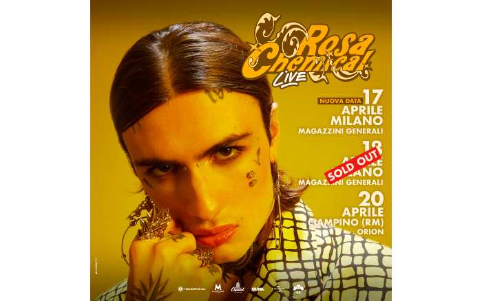 ROSA CHEMICAL annuncia il sold out del live di Milano e raddoppia con una nuova data