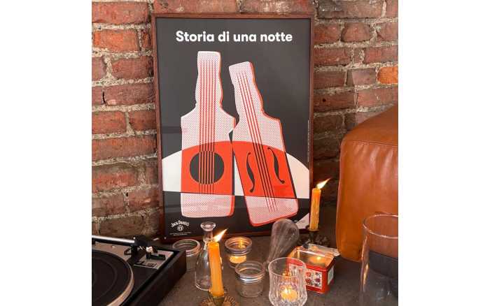 JACK DANIEL'S celebra la musica con un'edizione speciale con etichetta rielaborata dall'artista PAULA SCHER e con una collaborazione speciale con Ciao! Discoteca Italiana