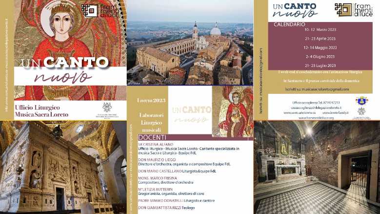 Al via il progetto "Un Canto Nuovo" - Laboratori Liturgico Musicali Al via il progetto "Un Canto Nuovo" - Laboratori Liturgico Musicali