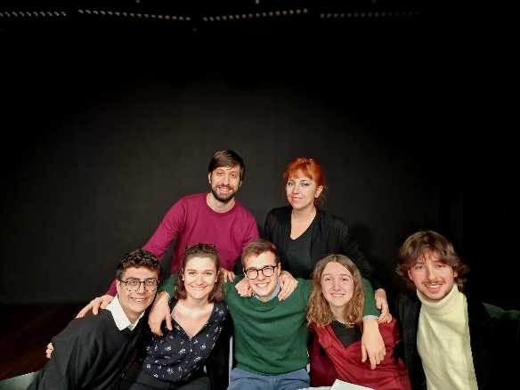 "UN AMORE di Dino Buzzati.Una lettura drammatizzata su musica", saggio di primo livello con gli allievi del primo anno del corso di recitazione dell’Accademia D’Arte Scenica all'Altrove Teatro Studio-Roma
