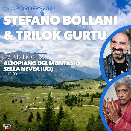 NO BORDERS MUSIC FESTIVAL 2023 - STEFANO BOLLANI & TRILOK GURTU sono i protagonisti del quarto concerto della 28esima edizione