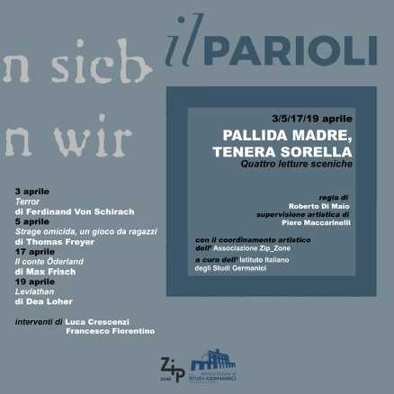 Teatro Parioli: Pallida Madre, Tenera Sorella - Drammaturgia tedesca contemporanea
