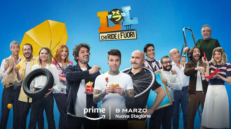 LOL: Chi ride è fuori - La terza stagione dal 9 marzo in esclusiva su Prime Video