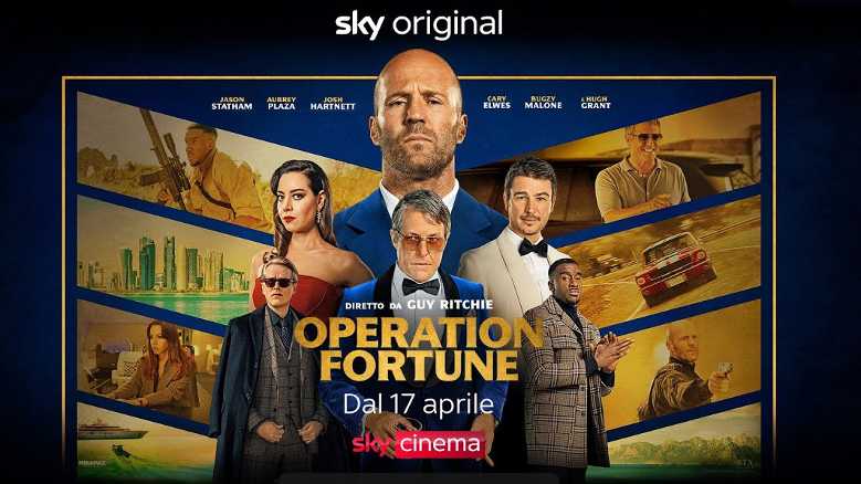 Da stasera in esclusiva su Sky e NOW “Operation Fortune ”, di Guy Ritchie, con Jason Statham, Aubrey Palza, Cary Elwes. Hugh Grant, Josh Hartnett e Bugzy Malone