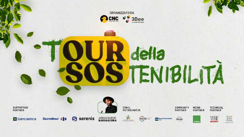Al via il TOUR DELLA SOSTENIBILITA’ – A MIlano, Bologna, Roma e Napoli il primo tour in itinere per promuovere la salvaguardia del pianeta Al via il TOUR DELLA SOSTENIBILITA' - A MIlano, Bologna, Roma e Napoli il primo tour in itinere per promuovere la salvaguardia del pianeta