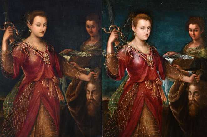 Il Museo Davia Bargellini di Bologna espone il dipinto restaurato di Lavinia Fontana "Giuditta con la testa di Oloferne" prima del prestito alla National Gallery of Ireland
