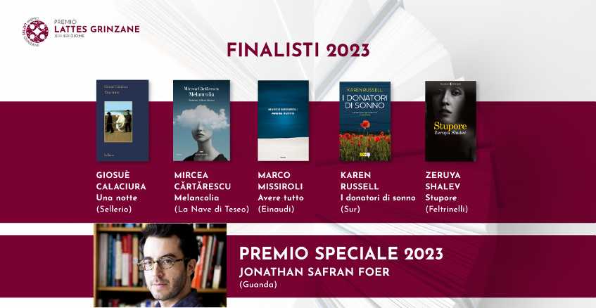 Premio Lattes Grinzane 2023 - I finalisti e il Premio Speciale della XIII edizione