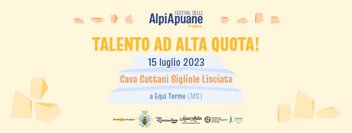 Festival delle Alpi Apuane: annunciata la 4° edizione del festival dedicato ai giovani talenti