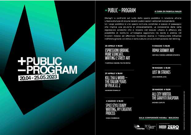 + PUBLIC - PROGRAM | Ciclo di incontri a cura di Fabiola Naldi