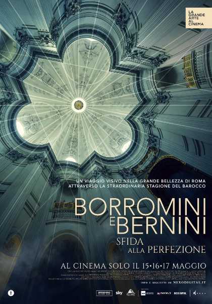 "BORROMINI E BERNINI. SFIDA ALLA PERFEZIONE," al cinema solo il 15, 16, 17 maggio Il film si snoda per le vie di Roma, tra Palazzo Barberini, San Pietro, San Carlo alle Quattro Fontane, Sant’Andrea al Quirinale, l’Oratorio di San Filippo Neri, la Basilica di San Giovanni in Laterano, Piazza Navona, la Chiesa di Sant’Ivo alla Sapienza, Villa Adriana a Tivoli e si spinge poi alla Villa-giardino di Paolo Portoghesi a Calcata, Viterbo, fino ad arrivare alla Tomba di Borromini a San Giovanni Battista dei Fiorentini, dove l’artista riposa ancor oggi. Al viaggio visivo danno voce e pensiero le rievocazioni in chiave contemporanea, con gli attori Jacopo Olmo Antinori, Pierangelo Menci e Antonio Lanni, e gli interventi degli esperti coinvolti nel film: il critico d’arte e regista Waldemar Januszczak, l’architetto e accademico Paolo Portoghesi, il prof. della Cornell University di Roma Jeffrey Blanchard, il professore associato presso l’Università di Camerino Giuseppe Bonaccorso, la curatrice e critica d’arte Aindrea Emelife, la Professoressa di Storia dell’arte medievale e moderna alla American University di Roma Daria Borghese. La colonna sonora originale, scritta diretta ed eseguita dal compositore e pianista Remo Anzovino, uscirà in autunno su etichetta Nexo Digital / distribuzione Believe, nella collana Nexo Soundtracks. La Grande Arte al Cinema è un progetto originale ed esclusivo di Nexo Digital. Per il 2023 la Grande Arte al Cinema è distribuita in esclusiva per l’Italia da Nexo Digital con i media partner Radio Capital, Sky Arte, MYmovies.it e in collaborazione con Abbonamento Musei.