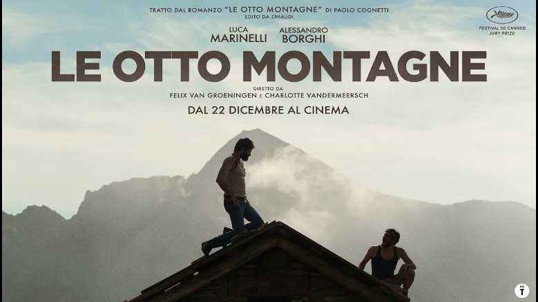 In prima tv su Sky Cinema e NOW lunedì 15 maggio LE OTTO MONTAGNE - Miglior Film ai David di Donatello 2023