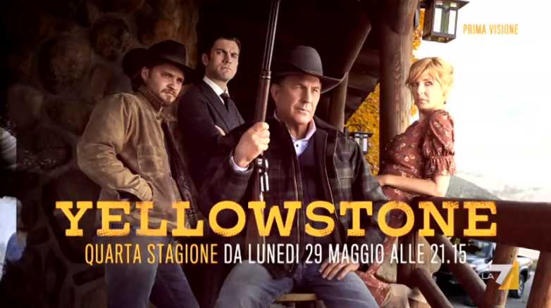 La7, YELLOWSTONE - Da stasera ogni lunedì in prima serata