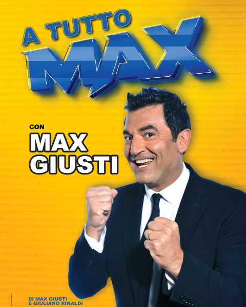 MAX GIUSTI in "A TUTTO MAX" al Teatro Romano di Ostia Antica MAX GIUSTI in "A TUTTO MAX" al Teatro Romano di Ostia Antica