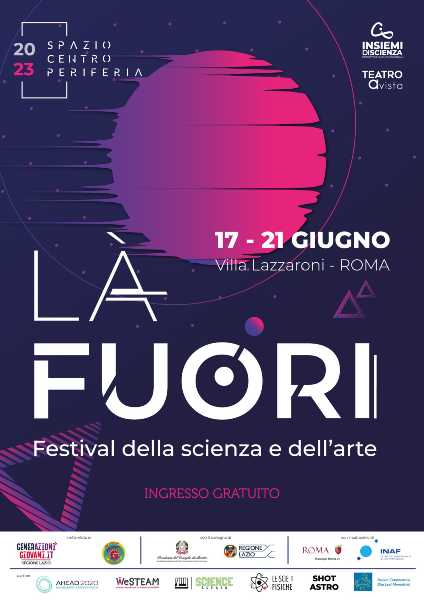 LÀ FUORI – FESTIVAL DELLA SCIENZA E DELL’ARTE torna a Roma