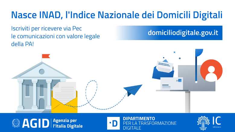 Nasce INAD, l’Indice Nazionale dei Domicili Digitali