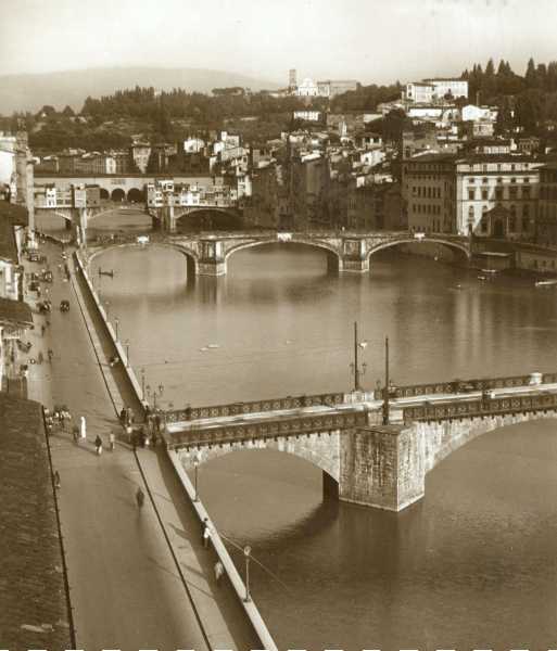 Una mostra e un video raccontano distruzione e rinascita dei ponti fiorentini Una mostra e un video raccontano distruzione e rinascita dei ponti fiorentini