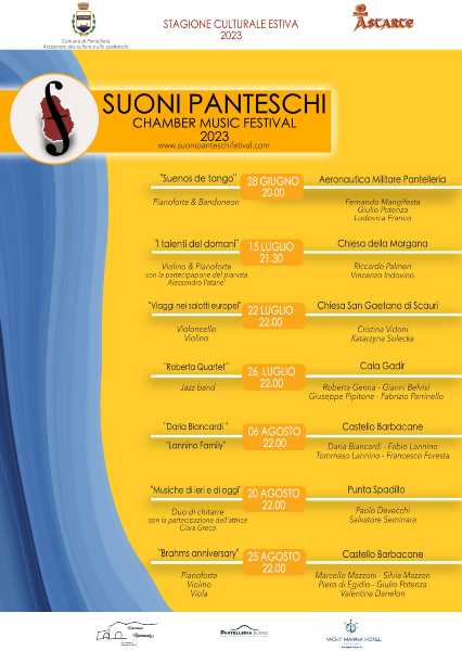 Al via il Festival Suoni Panteschi – Chamber Festival