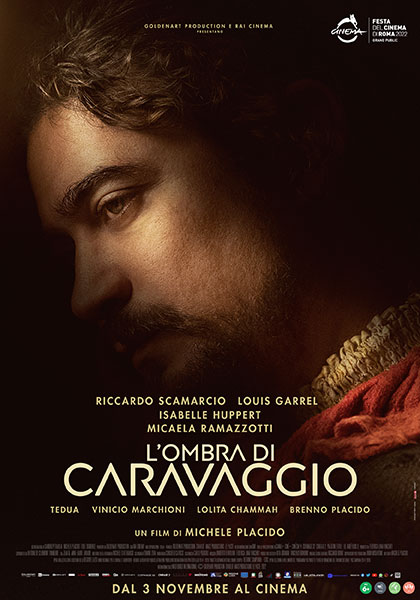 In prima tv su Sky Cinema e NOW stasera L'OMBRA DI CARAVAGGIO, di Michele Placido, con Riccardo Scamarcio