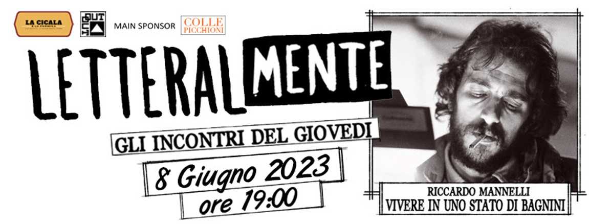 Il disegnatore RICCARDO MANNELLI protagonista dell’incontro VIVERE IN UNO STATO DI BAGNINI
