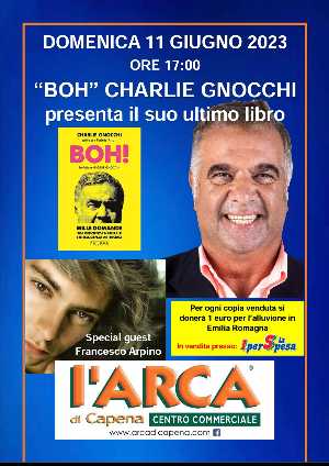 Charlie Gnocchi presenta il libro “BOH!” con uno spettacolo interattivo l’11 giugno a Roma