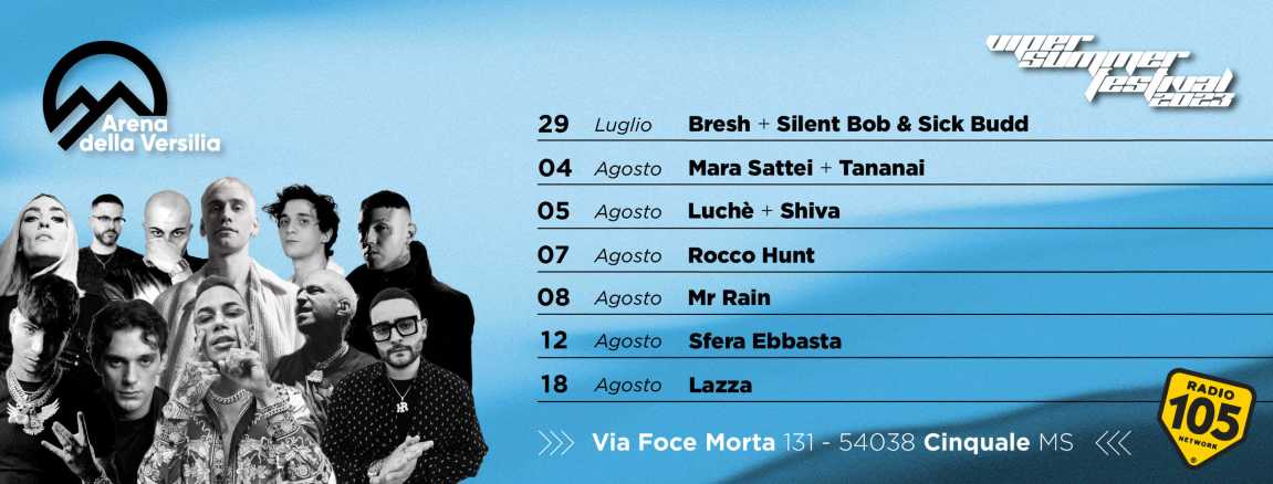 Arena della Versilia - VIPER SUMMER FESTIVAL 2023