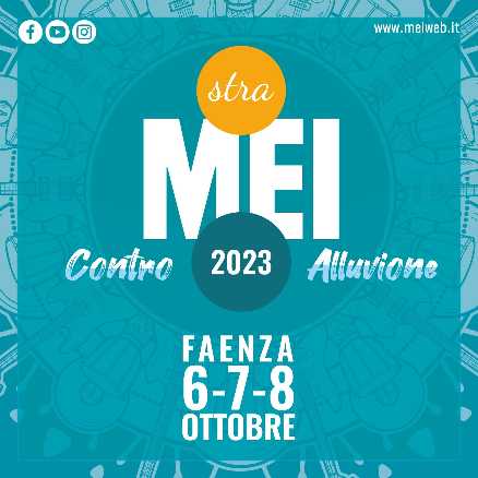 Il 6, 7 e 8 ottobre a Faenza (Ravenna) la nuova edizione del MEI 2023, dedicata alla ripartenza del settore musicale sul territorio Il 6, 7 e 8 ottobre a Faenza (Ravenna) la nuova edizione del MEI 2023, dedicata alla ripartenza del settore musicale sul territorio