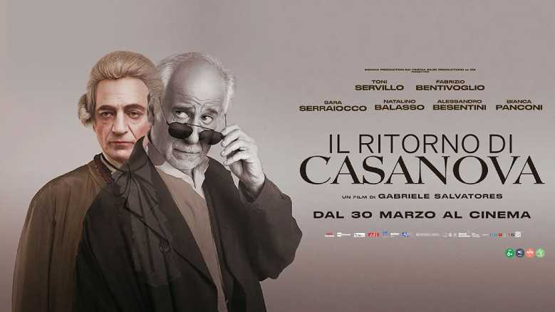 In prima tv su Sky Cinema e NOW stasera IL RITORNO DI CASANOVA, un film di Gabriele Salvatores, con Toni Servillo, Fabrizio Bentivoglio, Sara Serraiocco, Natalino Balasso, Alessandro Besentini, Bianca Panconi