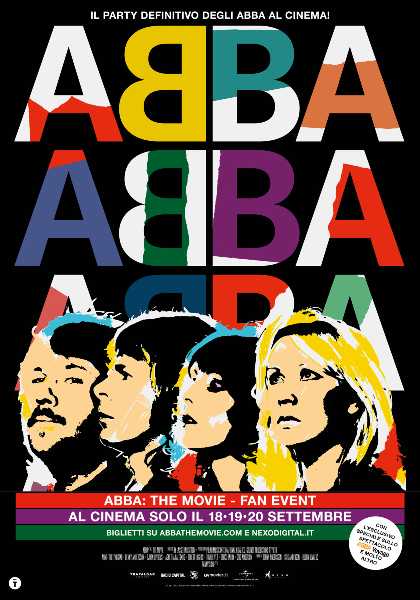 ABBA: THE MOVIE - FAN EVENT: al cinema a settembre ABBA: THE MOVIE - FAN EVENT: al cinema a settembre