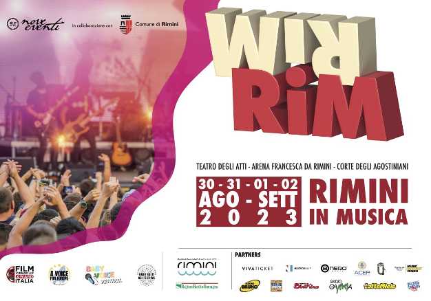 Dal 30 agosto al 2 settembre RIMINI IN MUSICA, la rassegna che trasformerà RIMINI nella capitale italiana della musica Dal 30 agosto al 2 settembre RIMINI IN MUSICA, la rassegna che trasformerà RIMINI nella capitale italiana della musica