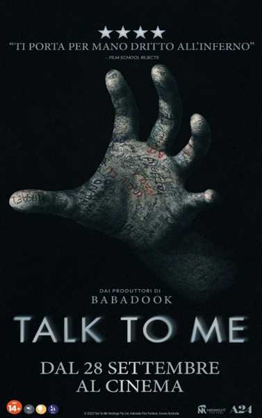 TALK TO ME - Nei cinema dal 28 settembre