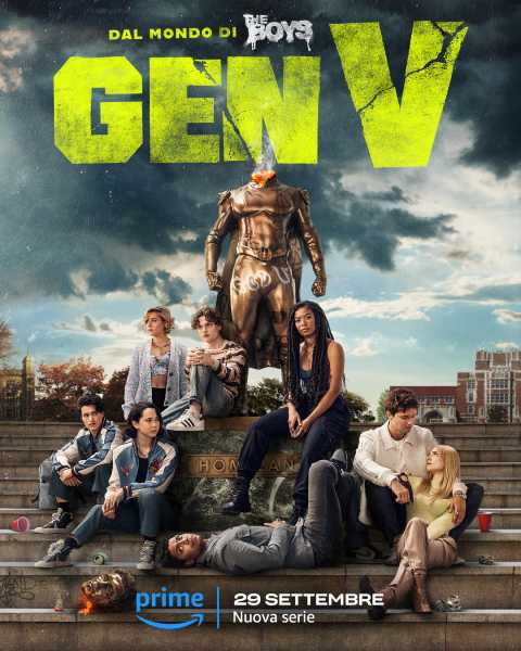 "Gen V" | Il poster e i personaggi dello spinoff di The Boys, in esclusiva su Prime Video dal 29 settembre
