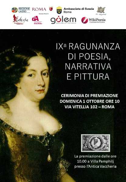 9^ Ragunanza di poesia, narrativa e pittura a Villa Pamphilj 9^ Ragunanza di poesia, narrativa e pittura a Villa Pamphilj