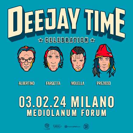 Il programma radiofonico che ha fatto la storia della musica dance DEEJAY TIME CELEBRATION in una serata speciale a Milano
