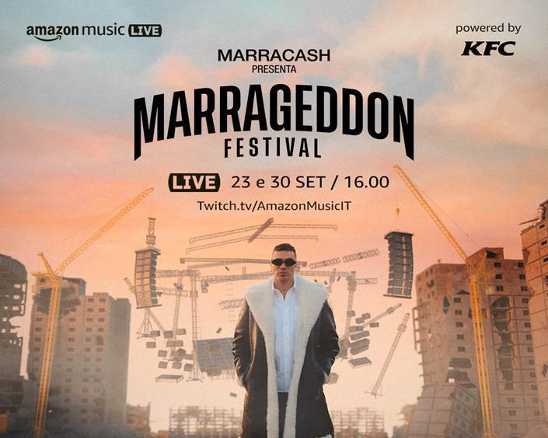 Amazon Music presenta MARRAGEDDON Festival: live su Twitch il 23 e 30 settembre 2023 Amazon Music presenta MARRAGEDDON Festival: live su Twitch il 23 e 30 settembre 2023