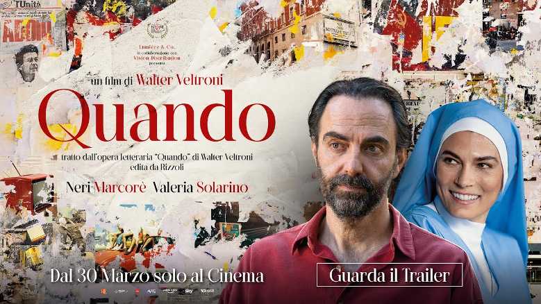 Stasera in TV: In prima tv su Sky Cinema e NOW QUANDO, un film di Walter Veltroni con Neri Marcorè e Valeria Solarino