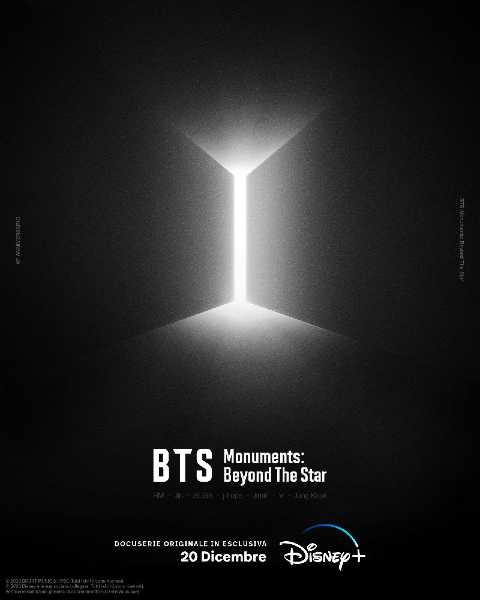 BTS MONUMENTS: BEYOND THE STAR dal 20 dicembre BTS MONUMENTS: BEYOND THE STAR dal 20 dicembre