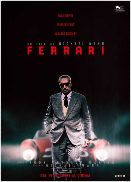 FERRARI di Michael Mann. Il poster ufficiale