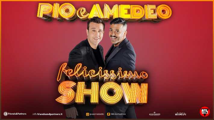 PIO e AMEDEO: il Felicissimo Show proseguirà anche nel 2024 PIO e AMEDEO: il Felicissimo Show proseguirà anche nel 2024