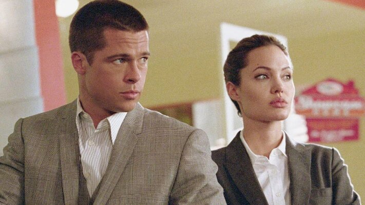 Stasera in tv "Mr. and Mrs. Smith" con Pitt e Jolie 