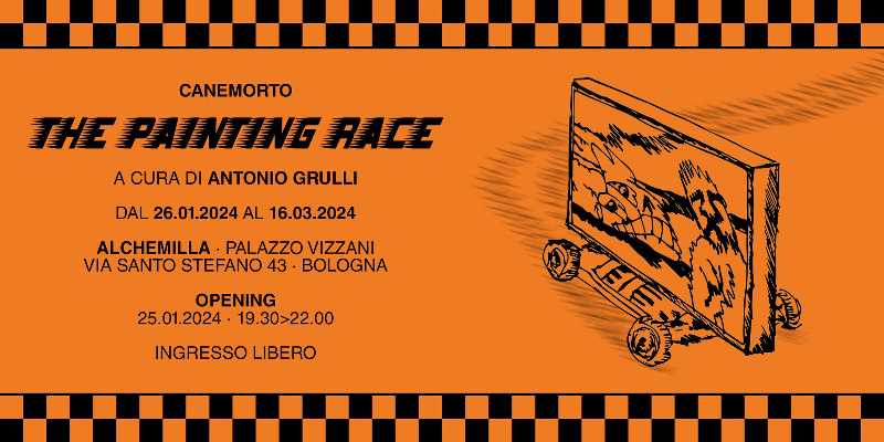 CANEMORTO. THE PAINTING RACE, la mostra a Bologna